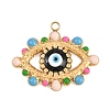 304 Stainless Steel Enamel Pendants STAS-G392-03G-03-1