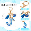 Star Resin & Shell Keychains KEYC-TAC00087-01J-3