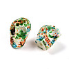 Spray Painted Resin Beads Strands RESI-N041-01C-3