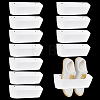 6Pcss Plastic Slipper Racks for Bathroom ODIS-WH0030-331B-6