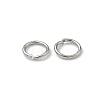Tarnish Resistant 304 Stainless Steel Open Jump Rings X-STAS-Q186-02-6x0.8mm-3