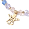 304 Stainless Steel Charm Bracelets BJEW-JB12828-01-3