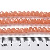 Baking Painted Imitation Jade Glass Bead Strands DGLA-A034-J8MM-A31-5