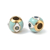 304 Stainless Steel Enamel European Beads STAS-G393-01G-02-1