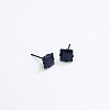 Geometric Square 304 Stainless Steel Stud Earrings for Women YP6314-1-6