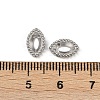 304 Stainless Steel Rhinestone Cabochon Settings STAS-G356-04P-02-3