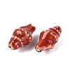 Vintage Handmade Porcelain Beads PORC-Q006-08F-2