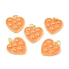 Real 18K Gold Plated Brass Pendants KK-L206-012G-2