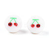 Fruits Theme Handmade Polymer Clay Beads CLAY-T022-04A-3
