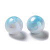Two Tone Opaque Acrylic Beads LS-SACR-P024-01B-W09-2