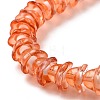Transparent Glass Beads Strands LAMP-H061-01D-06-4