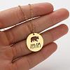 201 Stainless Steel Pendant Necklaces WG12F44-01-2