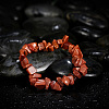 Synthetic Goldstone Chips Stretch Bracelets BJEW-BB16534-H-6