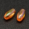 AB Color Plated Rice Electroplated Eco-Friendly Transparent Acrylic Beads PACR-I002-16-2