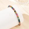 Natural White Jade Beaded Bracelets BJEW-JB14426-2