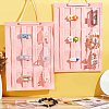 Felt Hanging Hair Claw Clip Organizer Holder for Women Girls AJEW-WH0083-89A-03A-4