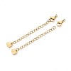 304 Stainless Steel Curb Chain Extender X-STAS-G310-06G-2