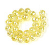 AB Color Plated Transparent Glass Round Beads Strands EGLA-T029-8mm-12T-16-2