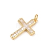 Brass Enamel Pendants KK-L255-07G-3