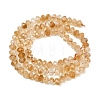 Heated Natural Citrine Beads Strands G-B175-A05-4x6mm-3