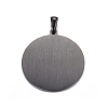 304 Stainless Steel Pendants LS-STAS-P063-09B-2