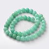 Natural & Dyed White Jade Beads Strands X-GSR055-4