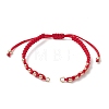 Polyester Braided Bead Bracelet Making AJEW-JB01250-2