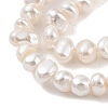 Electroplated Shell Pearl Beads Strands BSHE-C006-06A-3