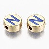 Alloy Enamel Beads ENAM-S122-029N-RS-2