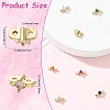16Pcs 8 Colors Brass Micro Pave Cubic Zirconia Multi-Strand Links FIND-CJ0005-87-2
