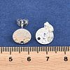 304 Stainless Steel Stud Earring Findings STAS-M228-U01-06S-01-3