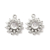 Brass Micro Pave Cubic Zirconia Pendants KK-L260-04P-1