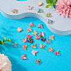 40Pcs 10 Style Transparent Acrylic Charms FIND-BY0001-22-18