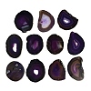 Natural Agate Nuggets Slice Links Connector Charms G-E022-M05-1