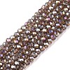 Electroplate Glass Beads Strands LS-EGLA-A044-T2mm-B16-1