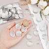 Brass Finger Ring/Brooch Sieve Findings KK-SC0002-65-3