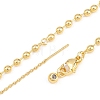 3MM Brass Ball Chain Bracelet Making KK-D238-03G-02-2