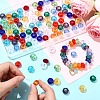 120Pcs 12 Colors Glass European Beads EGLA-YW0005-77-5