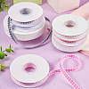 10 Yards Flat Polycotton(Polyester Cotton) Ribbon OCOR-TAC0030-01E-5