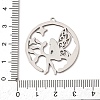 304 Stainless Steel Pendants STAS-F367-07P-3