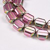 Electroplate Non-magnetic Synthetic Hematite Beads Strands G-P367-J-02-2