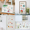 8 Sheets 8 Styles PVC Waterproof Wall Stickers DIY-WH0345-129-6