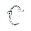 Anti-Tarnish 304 Stainless Steel 20 Gauge Fake Lip Rings Piercing Jewelry WGC994D-03-1