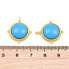 Dyed Synthetic Turquoise Pendants GG-CBA110A-03G-3