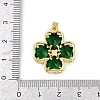 Brass Glass Pendants KK-R226-05G-03-3