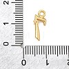 Brass Micro Pave Cubic Zirconia Charms KK-P340-24G-07-3