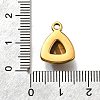 Natural Tiger Eye Triangle Charms STAS-D310-02G-01-3