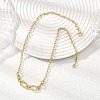 Brass Figaro Chain Cable Chain Necklaces NJEW-JN05690-1