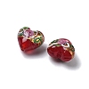 Handmade Gold Foil Glass Beads LAMP-K039-43-3