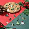 20Pcs 10 Styles Christmas Alloy Enamel Pendants FIND-FS0002-64-10